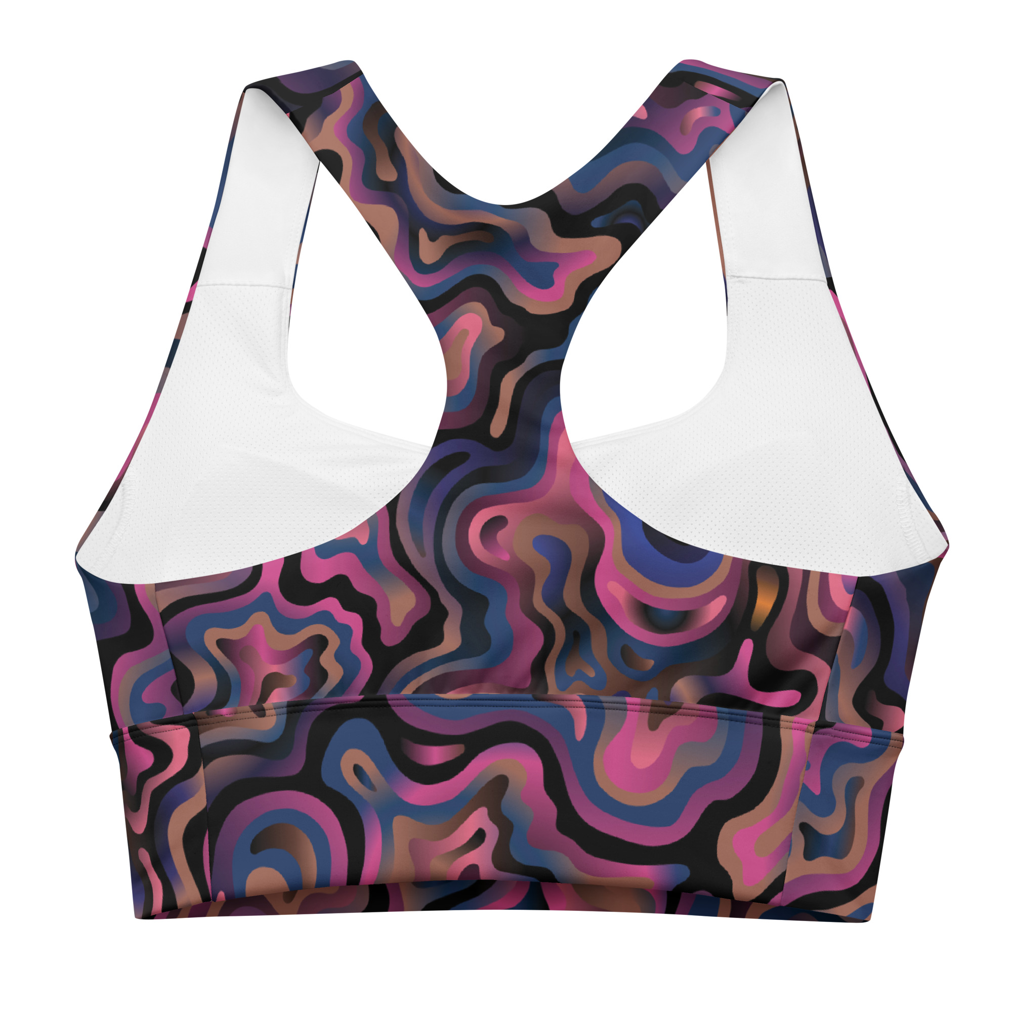 Recycled Longline Sports Bra - Image 2