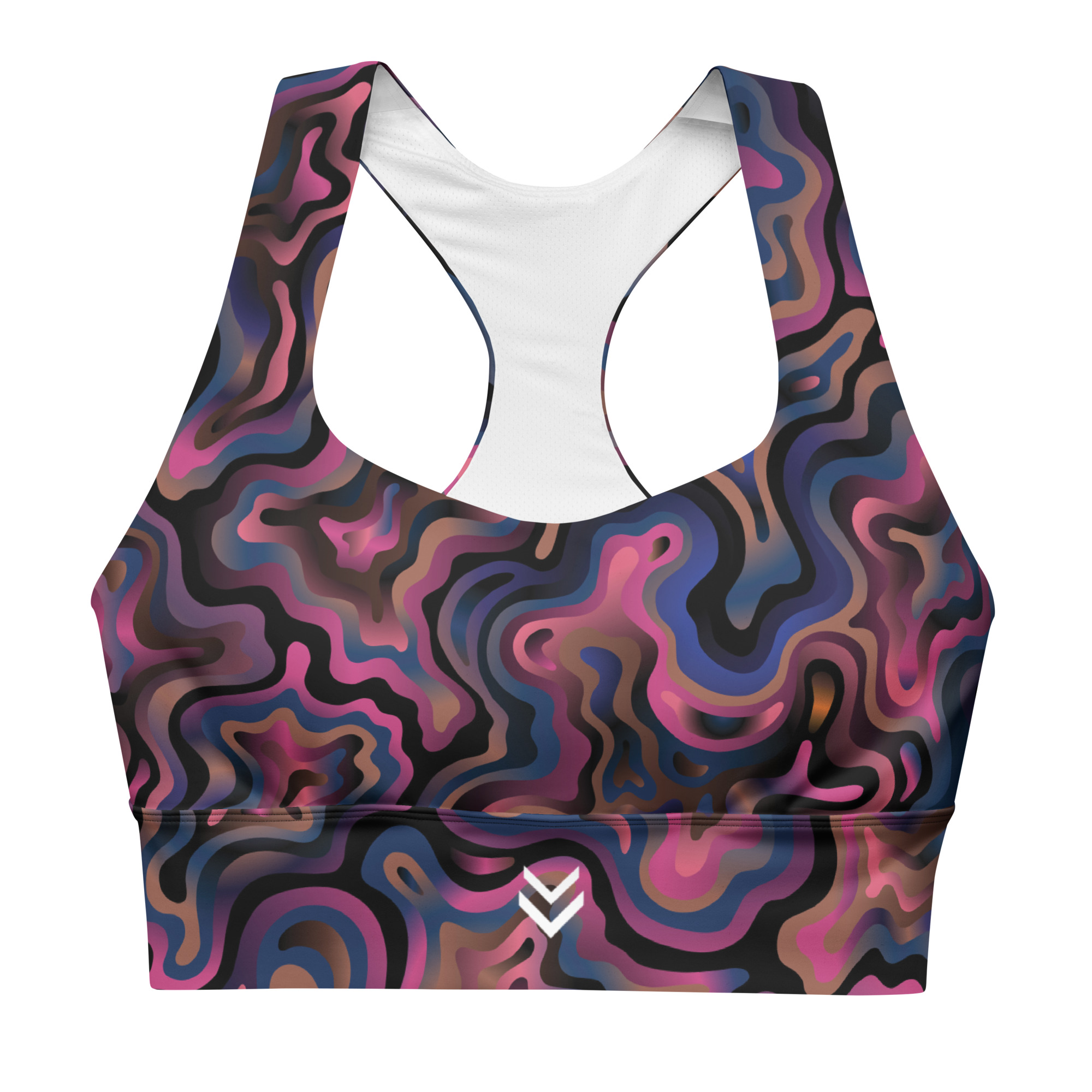 Recycled Longline Sports Bra