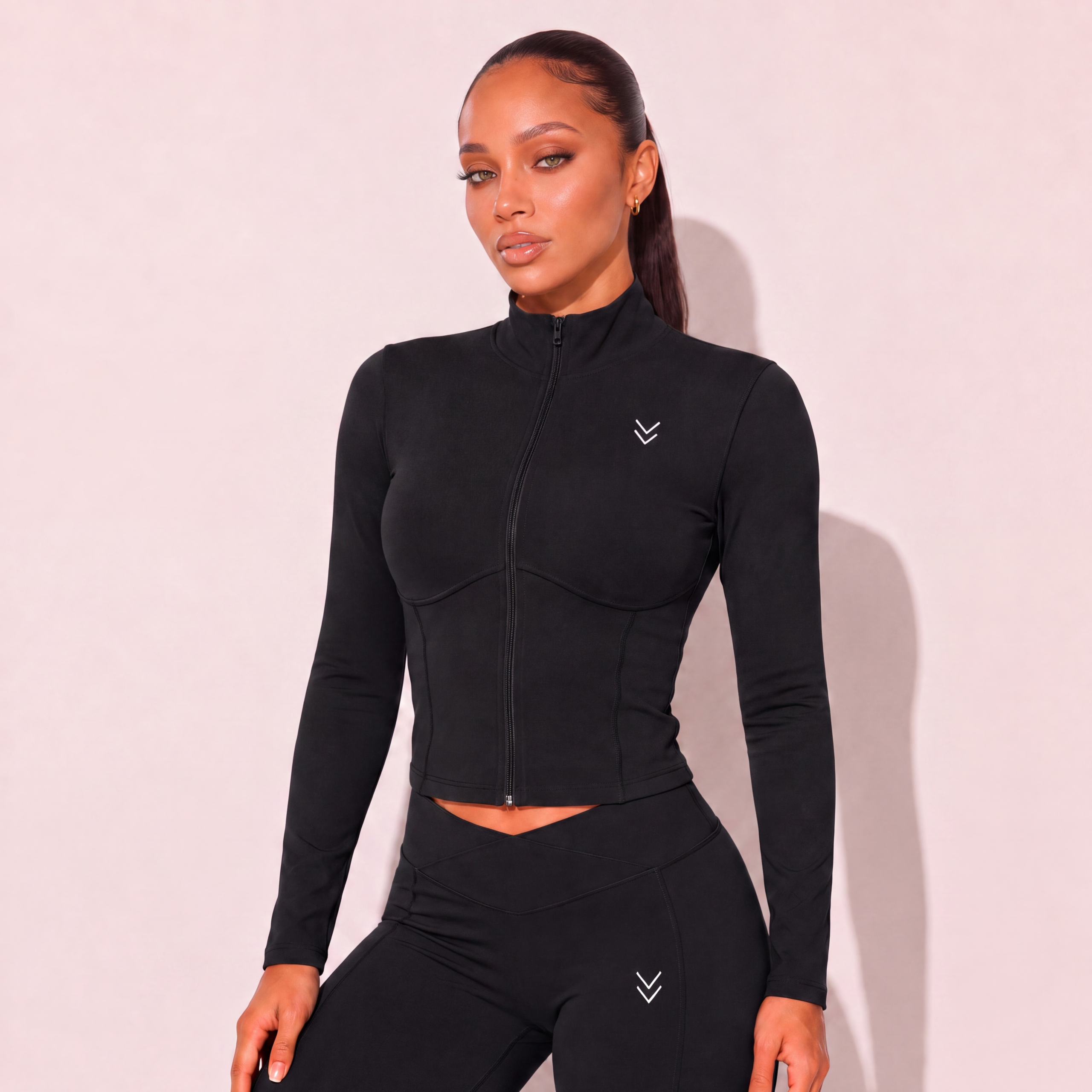Contour Sculpt Zip Jacket
