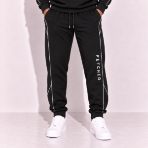 Motionline Piped Fleece Barrel-Leg Sweatpants
